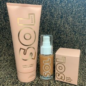 Sol Body Tanning Lotion & Shimmering Dry Oil